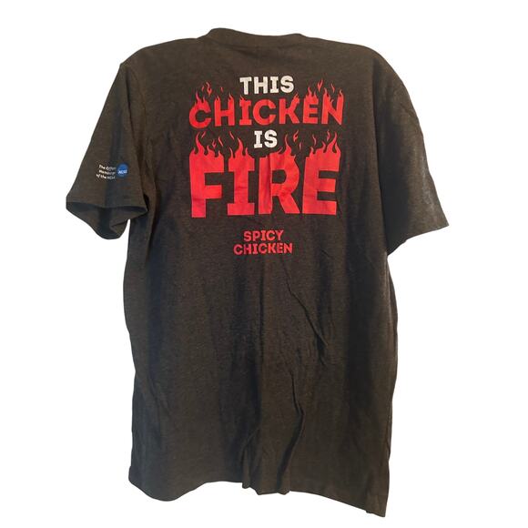 GUC Barco Uniforms Wendy's Restaurant Employee Shirt Work Shirt Size Large - Picture 2 of 6